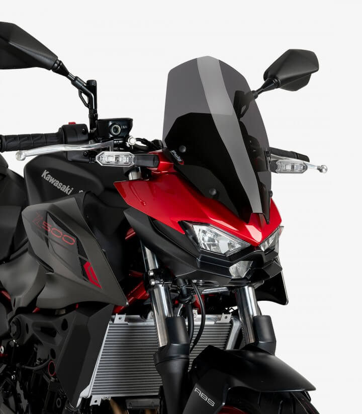 Windschild Puig New Generation Touring Kawasaki Z500 (24-26) Dunkel getönt 22009F