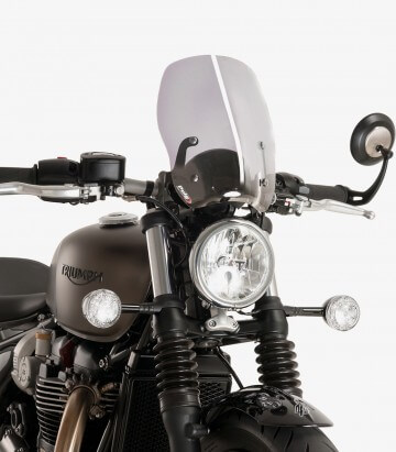 Windschild Puig New Generation Touring Triumph Bonneville Bobber (17-20) Getönt 9437H