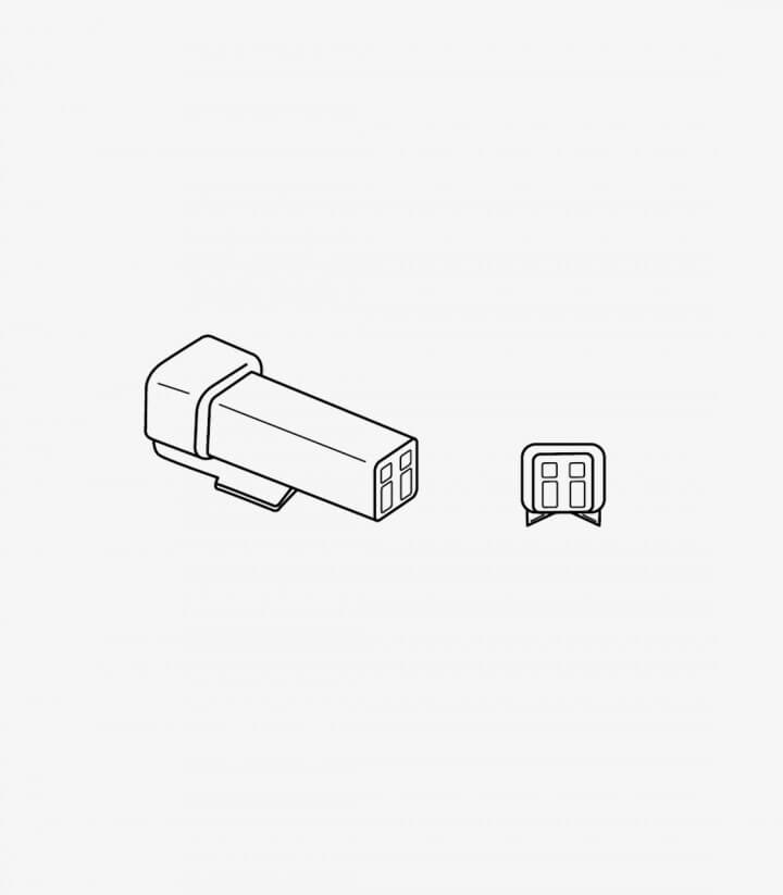 Adaptador / Alargo luz matrícula Yamaha, Ducati, Triumph, Suzuki, Aprilia 20547N Puig
