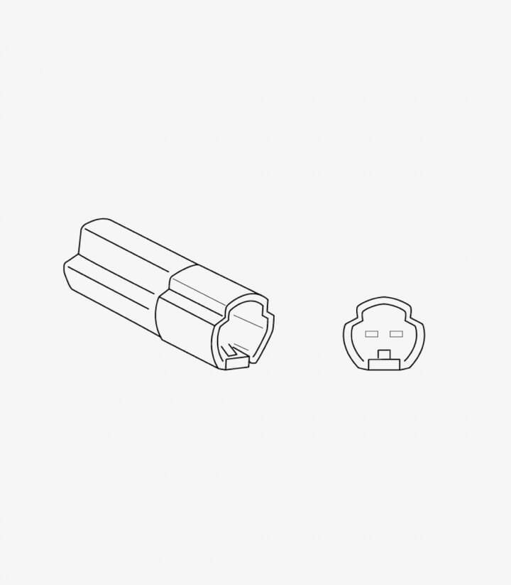 Adapter / Verlängerungskabel Kennzeichenbeleuchtung Yamaha MT-07 (18-20), Tenere 700 (19-26), Tracer 700/7 (20-26) 20589N Puig