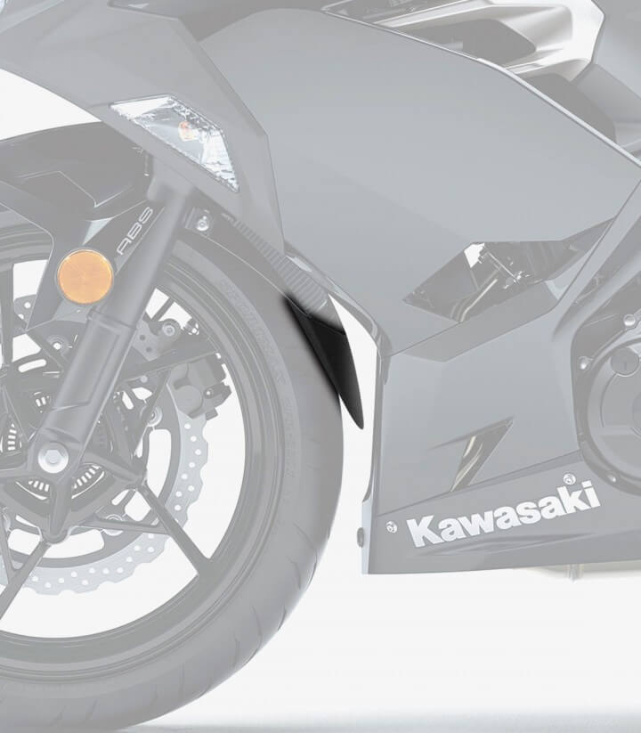 Schmutzfänger vorderer Kotflügel Puig 1940N für Kawasaki Ninja 400/500 (18-26), Z400/Z500 (19-26)