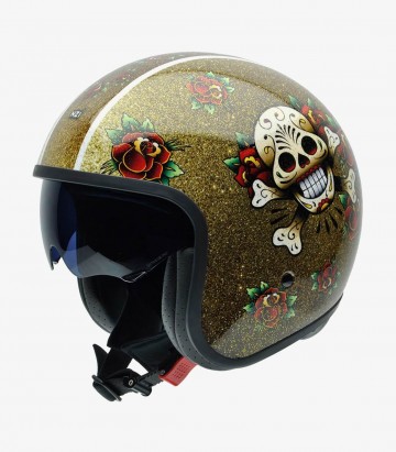 Casco Jet NZI Rolling 3 Skull 'N Roses 050369G949