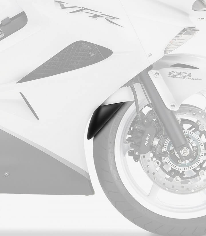 Schmutzfänger vorderer Kotflügel Puig 5803N für Honda CBR600F (99-04), VFR800 (02-12)