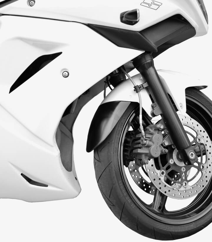 Schmutzfänger vorderer Kotflügel Puig 6165N für Suzuki SV650N/S (03-06)