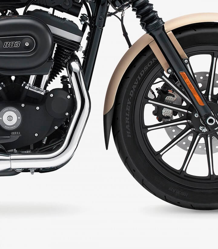 Schmutzfänger vorderer Kotflügel Puig 6170N für several Harley-Davidson models