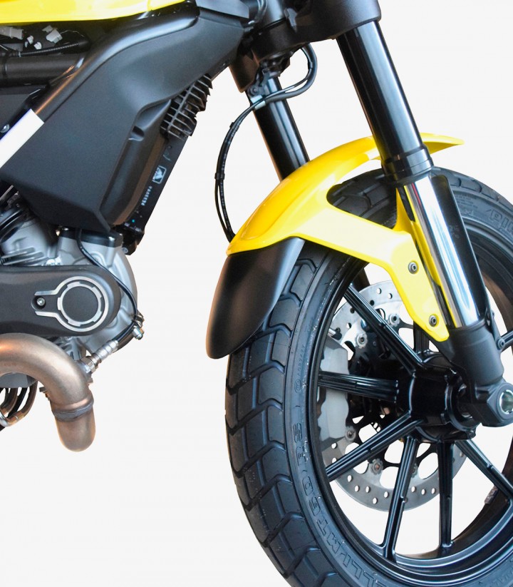 Faldón guardabarros delantero Puig 9023N para Ducati Scrambler Icon (2015 - 2024), Scrambler Sixty2 (2016 - 2020)