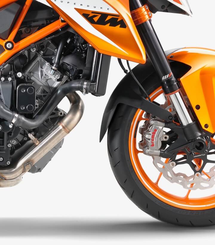 Faldón guardabarros delantero Puig 9025N para KTM 1290 Superduke GT (2016 - 2024), 1290 Superduke R (2014 - 2019)