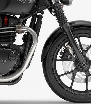 Faldón guardabarros delantero Puig 9224N para Triumph Street Cup  (2017 - 2023), Street Twin (2016 - 2022)
