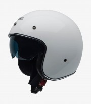 NZI Rolling 3 White Open Face Helmet