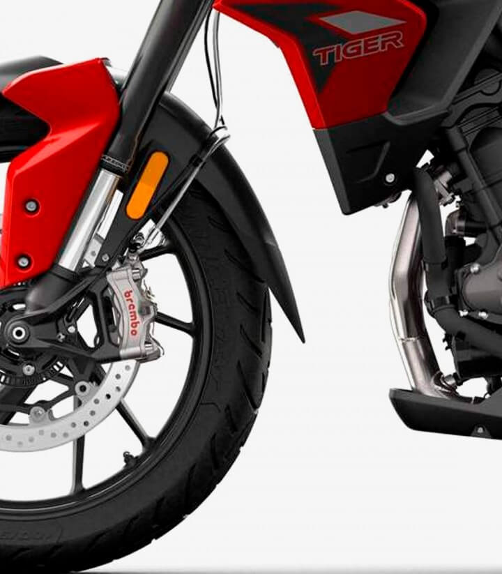 Schmutzfänger vorderer Kotflügel Puig 20403N für Triumph Tiger 900/GT (20-26), Tiger Sport 850 (21-25)