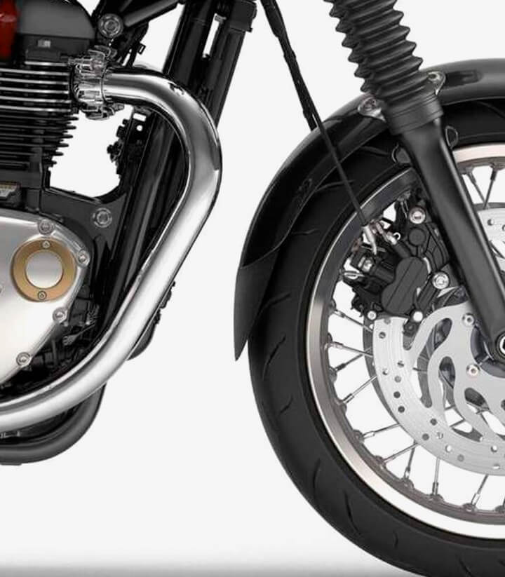 Schmutzfänger vorderer Kotflügel Puig 20809N für Triumph Thruxton 1200 (16-19)
