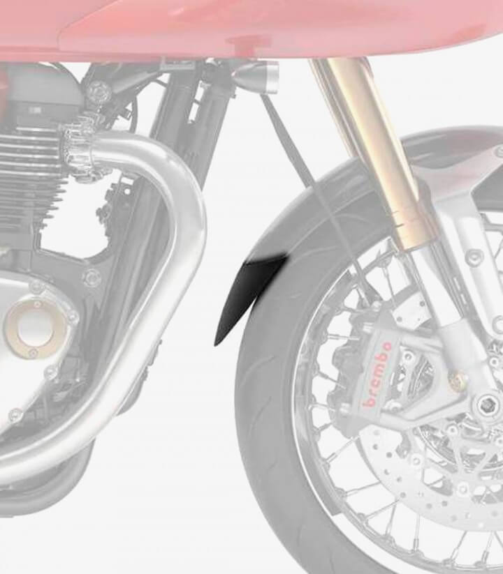 Faldón guardabarros delantero Puig 20810N para Triumph Thruxton 1200R/RS (2016 - 2024)