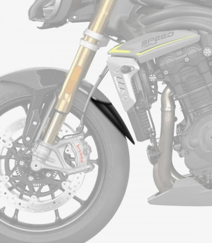 Schmutzfänger vorderer Kotflügel Puig 21171N für Triumph Daytona 660 (24-26), Speed Triple 1200 RR/RS (21-26), Trident 800 (26)