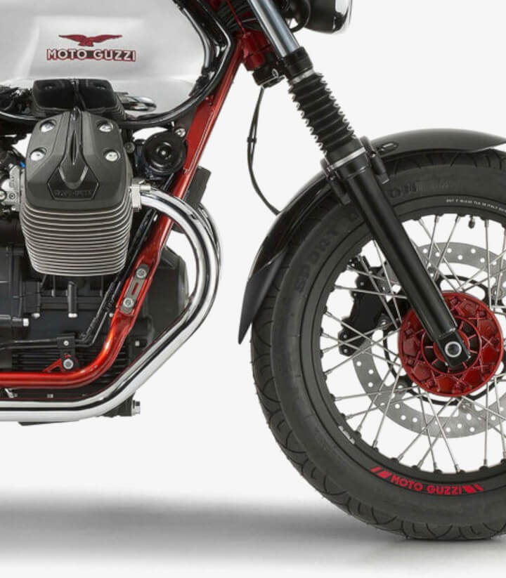 Schmutzfänger vorderer Kotflügel Puig 21173N für several Moto Guzzi models