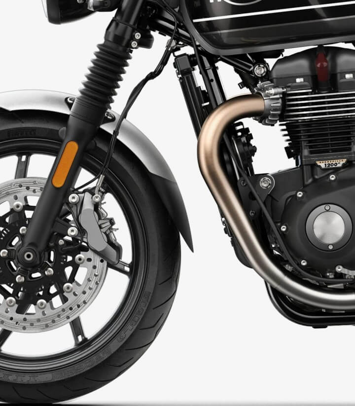Schmutzfänger vorderer Kotflügel Puig 21257N für Triumph Speed Twin 1200/900 (22-25)