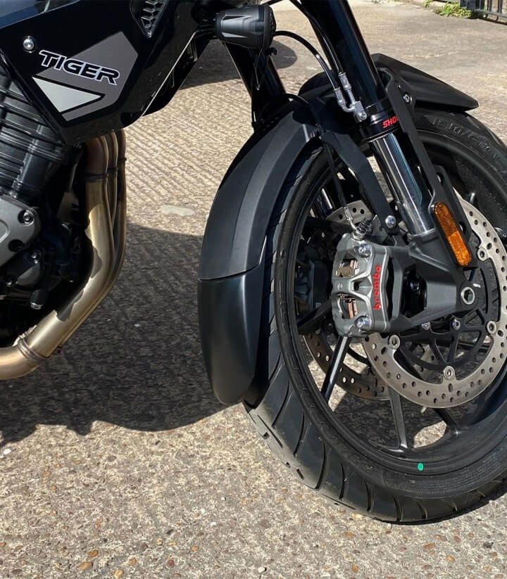 Schmutzfänger vorderer Kotflügel Puig 21639N für Triumph Tiger 1200 GT (22-24), GT Explorer (22-25), GT Pro (22-26)