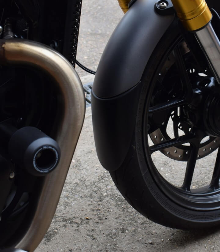 Schmutzfänger vorderer Kotflügel Puig 22176N für Triumph Speed 400 (24-26)