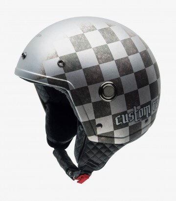 NZI Tonup Optima Matt Circuit Open Face Helmet