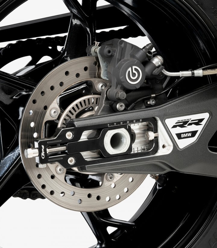 Puig Kettenspanner Schwarz 21038N für BMW M1000RR (23-26), S1000RR (19-26)