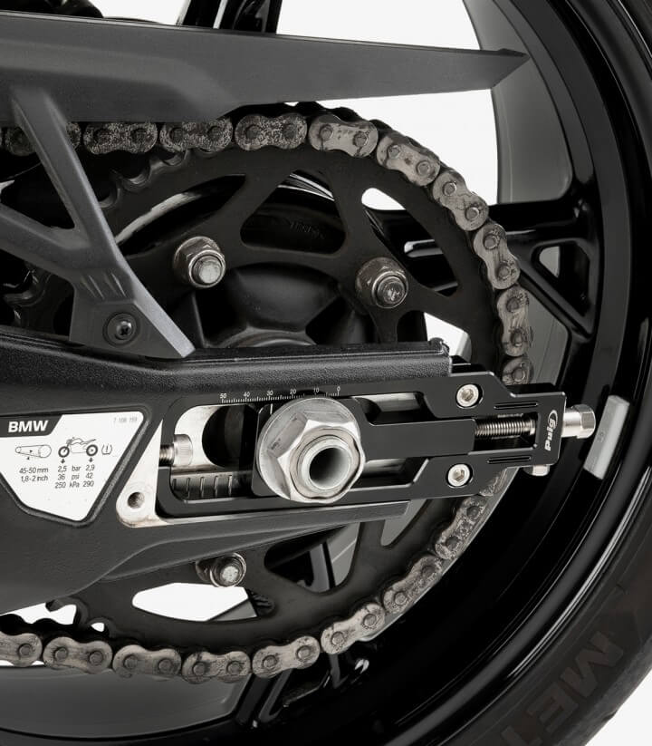 Puig Kettenspanner Schwarz 21038N für BMW M1000RR (23-26), S1000RR (19-26)