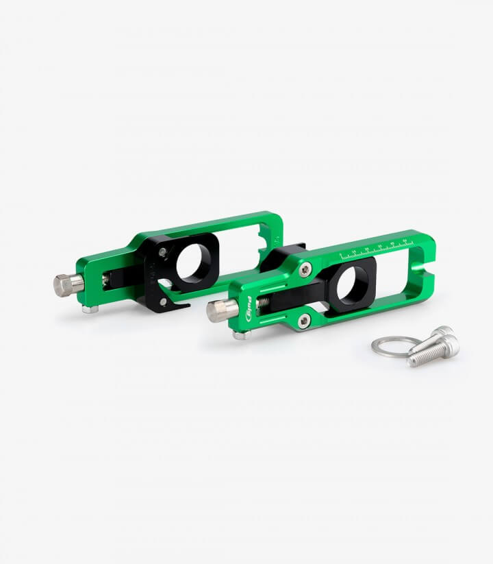 Puig Kettenspanner Grün 21189V für Kawasaki ZX-10R/RR (16-26)