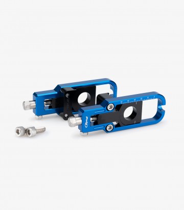 Puig Kettenspanner Blau 21619A für Honda CRF1100L Africa Twin (20-26), XL750 Transalp (23-26)