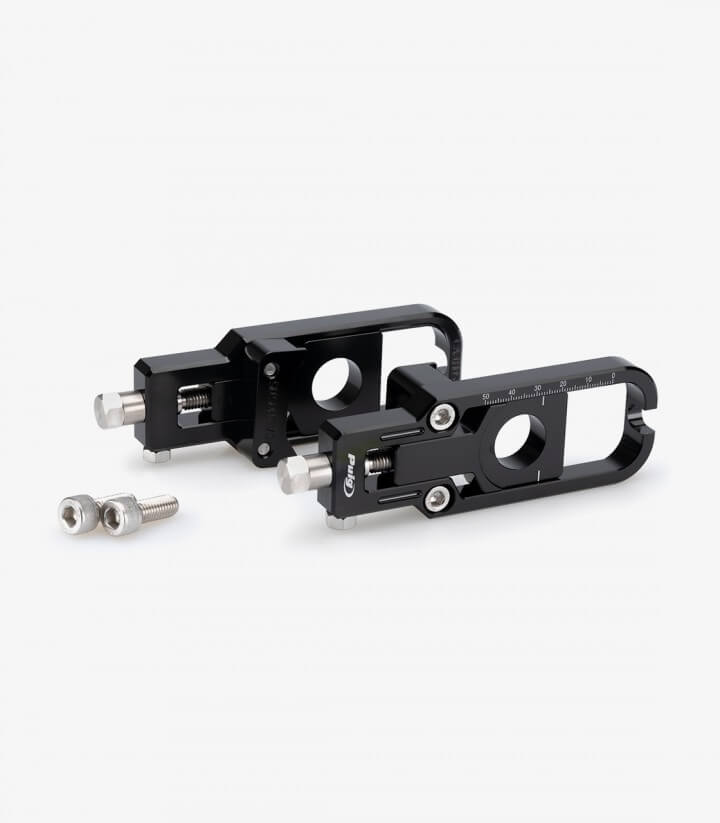 Puig Kettenspanner Schwarz 21619N für Honda CRF1100L Africa Twin (20-26), XL750 Transalp (23-26)