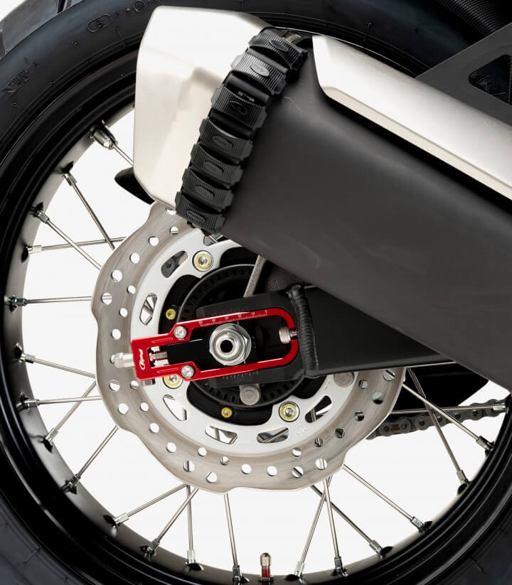 Puig Kettenspanner Rot 21619R für Honda CRF1100L Africa Twin (20-26), XL750 Transalp (23-26)