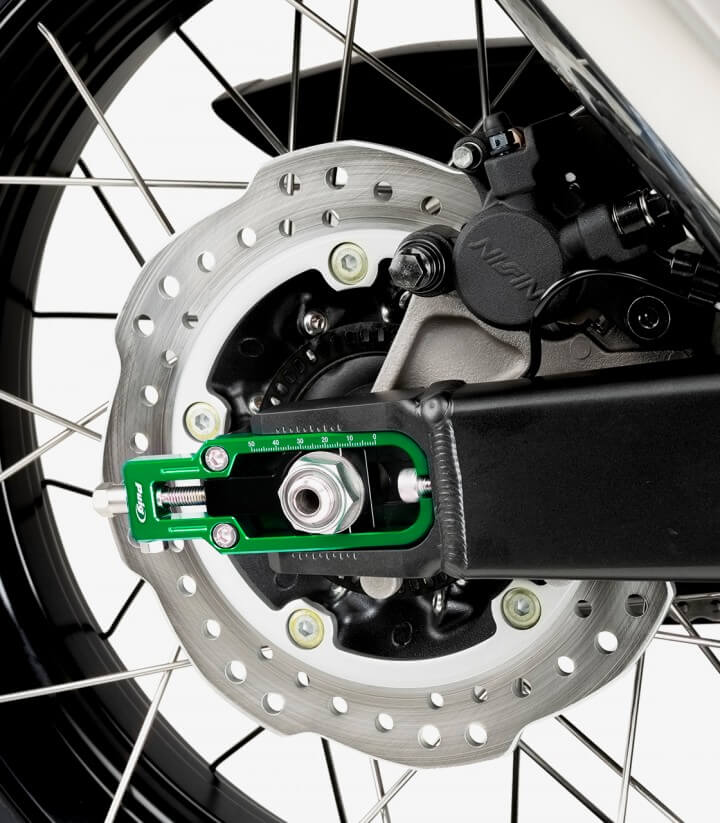 Puig Kettenspanner Grün 21619V für Honda CRF1100L Africa Twin (20-26), XL750 Transalp (23-26)