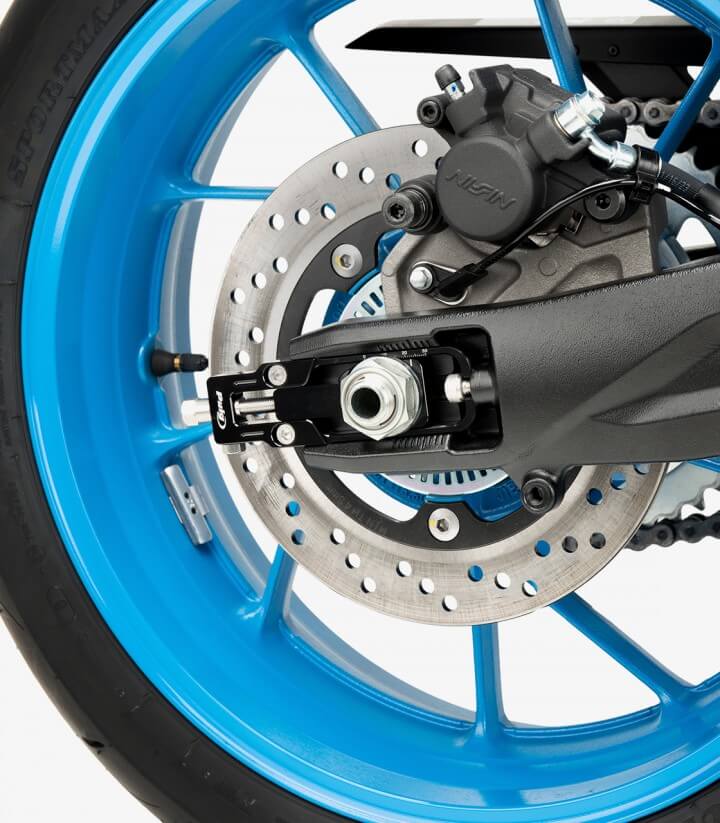 Puig Kettenspanner Schwarz 21632N für Suzuki GSX-8R/S/T/TT (23-26)