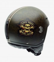 NZI Tonup Optima Matt Ride Free Open Face Helmet 050260G875