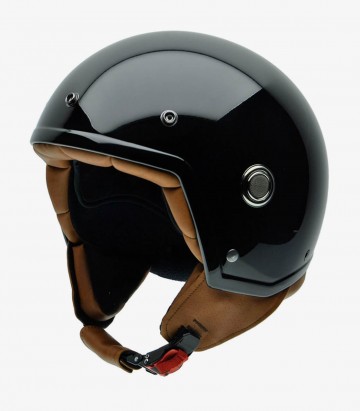 NZI Tonup Optima Black Open Face Helmet