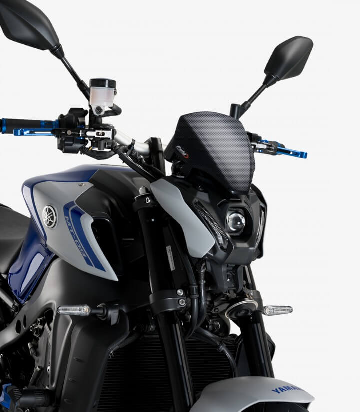 Windschild Puig New Generation Sport Plus Yamaha MT-09 (21-23) Carbon-Optik 20643C
