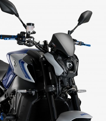 Windschild Puig New Generation Sport Plus Yamaha MT-09 (21-23) Mattschwarz 20643J