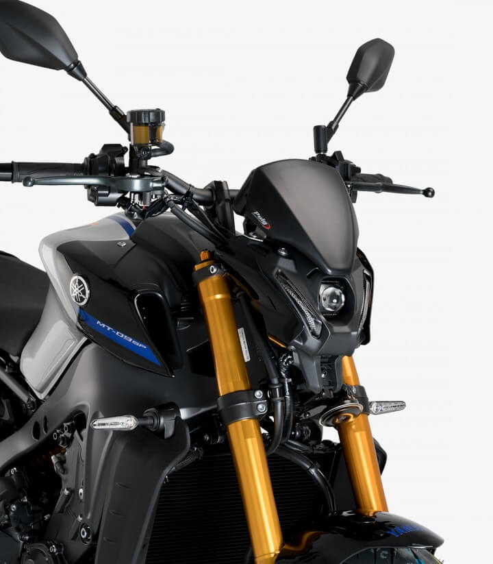 Windschild Puig New Generation Sport Plus Yamaha MT-09 (21-23) Mattschwarz 20643J