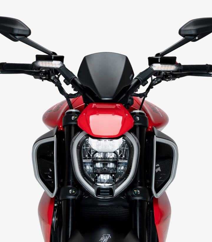 Windschild Puig New Generation Sport Plus Ducati Diavel V4 (24-26) Mattschwarz 21712J