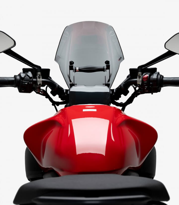 Windschild Puig New Generation verstellbar Ducati Diavel V4 (24-26) Getönt 21713H