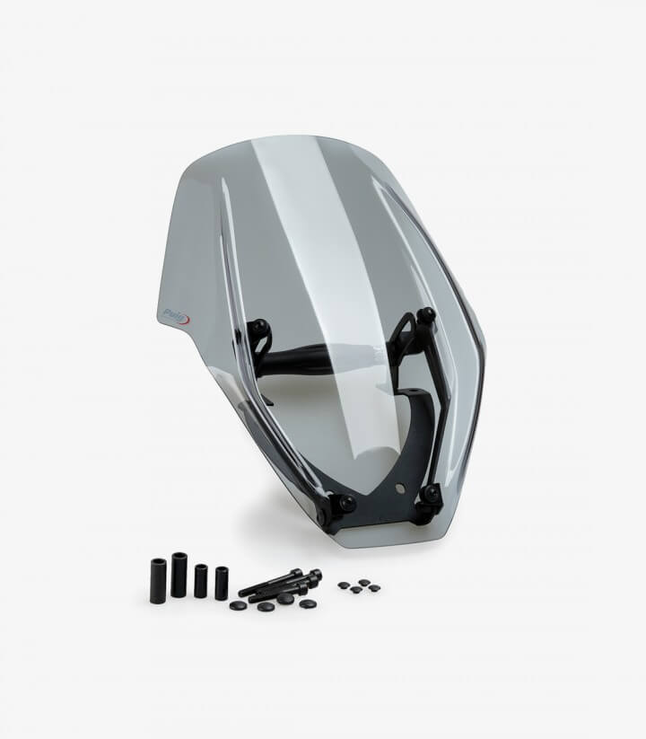 Windschild Puig New Generation verstellbar Ducati Diavel V4 (24-26) Getönt 21713H