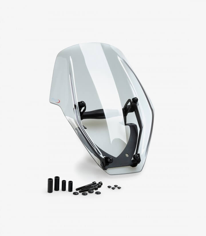 Windschild Puig New Generation verstellbar Ducati Diavel V4 (24-26) Klar 21713W