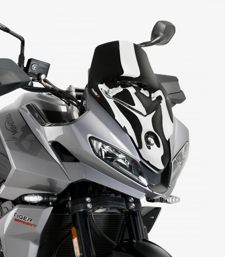 Windschild Puig Sport Triumph Tiger Sport 660 (22-25) Schwarz 21318N