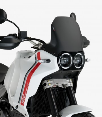 Windschild Puig Sport Ducati DesertX (22-25) Mattschwarz 21448J