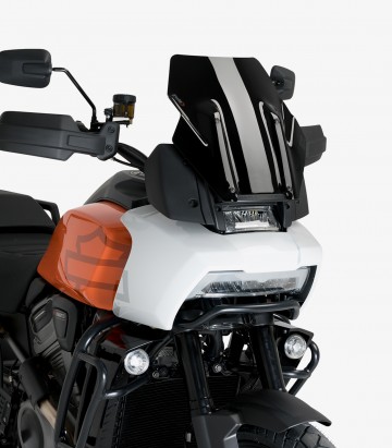 Windschild Puig Sport Harley-Davidson Pan America RA1250 (21-23), Special RA1250S (21-26) Schwarz 20841N