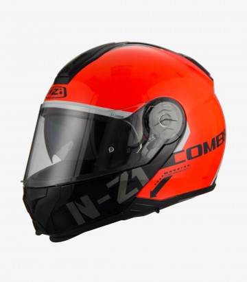 NZI Combi 2 Duo Flydeck Fluor Orange Modular Helmet