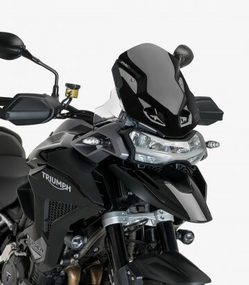 Windschild Puig Sport Triumph Tiger 1200 GT/GT Explorer/GT Pro/Rally Explorer/Pro (22-26) Schwarz 21394N