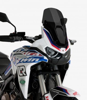 Windschild Puig Sport Honda CRF1100L Africa Twin (20-23) Dunkel getönt 21397F