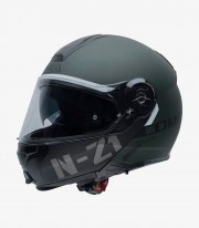 NZI Combi 2 Duo Matt Flydeck Green Modular Helmet 150299A049