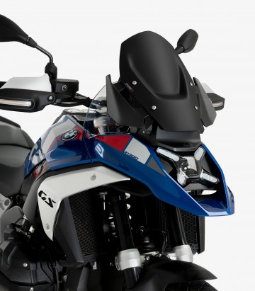 Windschild Puig Sport BMW R1300GS (23-26), R1300GS Adventure (24-26) Mattschwarz 21839J