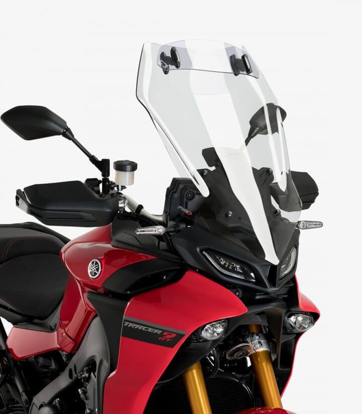 Windschild Puig Touring mit Visier Yamaha Tracer 9/9 GT/9 GT Plus (21-24), Tracer 900/900 GT (18-20) Klar 3755W