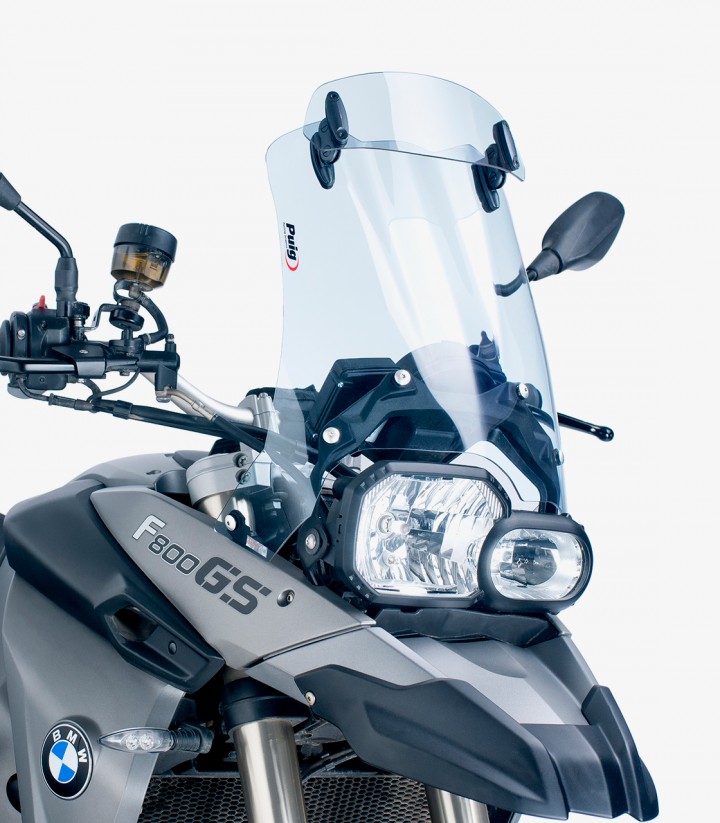 BMW F650GS (2008 - 2012), F800GS (2008 - 2021) Puig Touring with visor Transparent Windshield 5914W