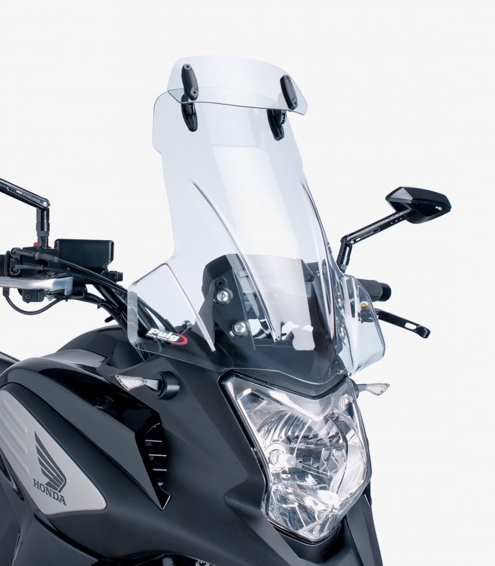 Cúpula Puig Touring con visera Honda NC700X (2012 - 2013), NC750X (2014 - 2015) Transparente 6002W